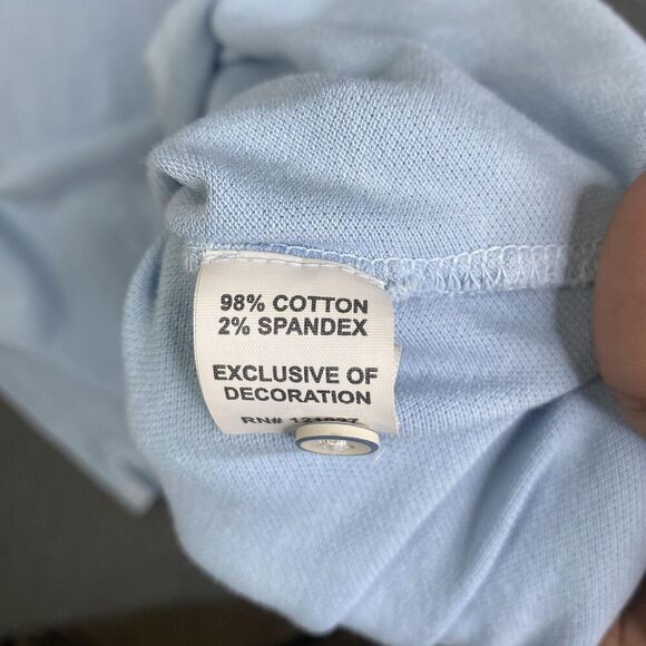 Johnnie-O Polo Shirt Mens XL Hangin Out Short Sleeve Spandex Golf Casual Stretch - Picture 7 of 9